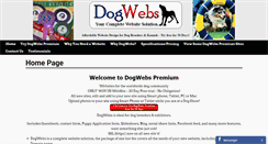 Desktop Screenshot of dogwebspremium.com